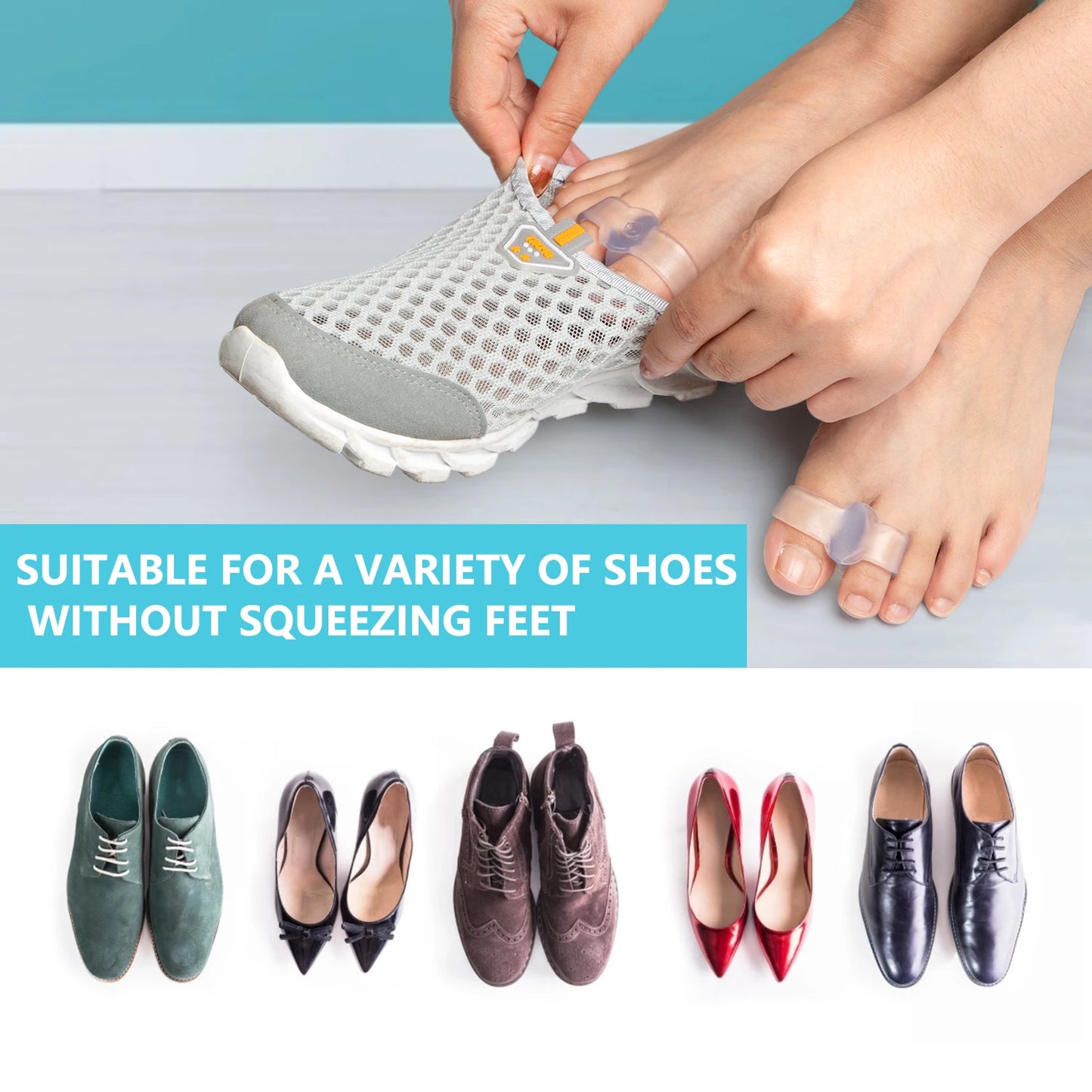 Soft Elastic Toe Separator Silicone - OmniOfferings