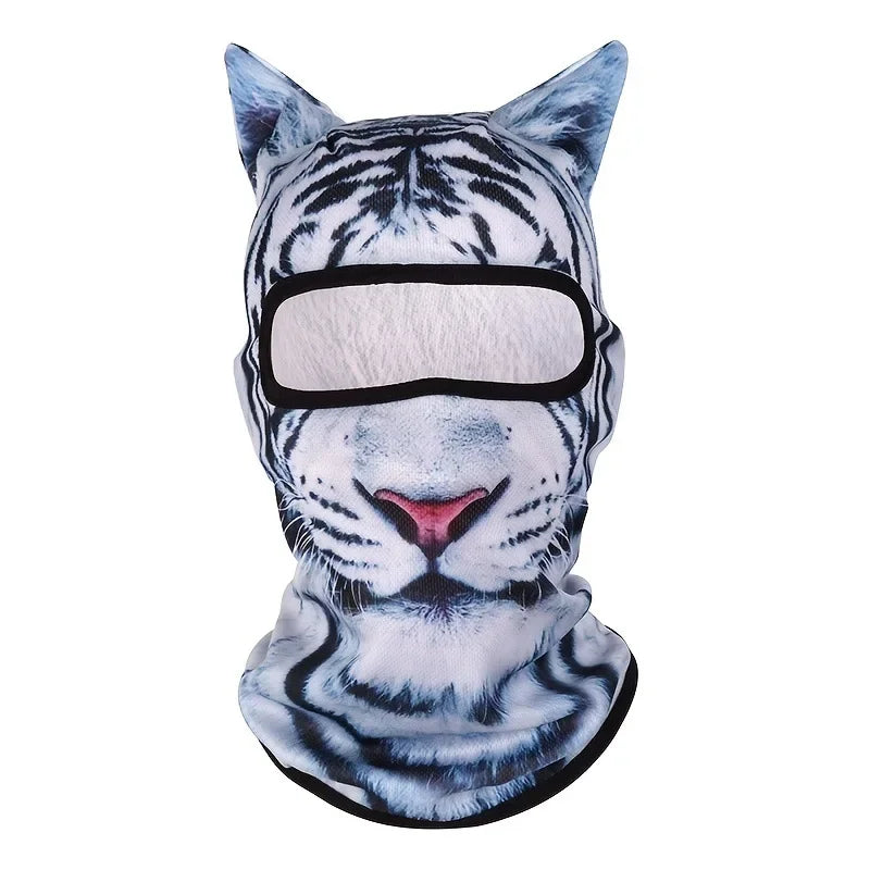 3D Animal Ski Mask — Cat & Husky Balaclava
