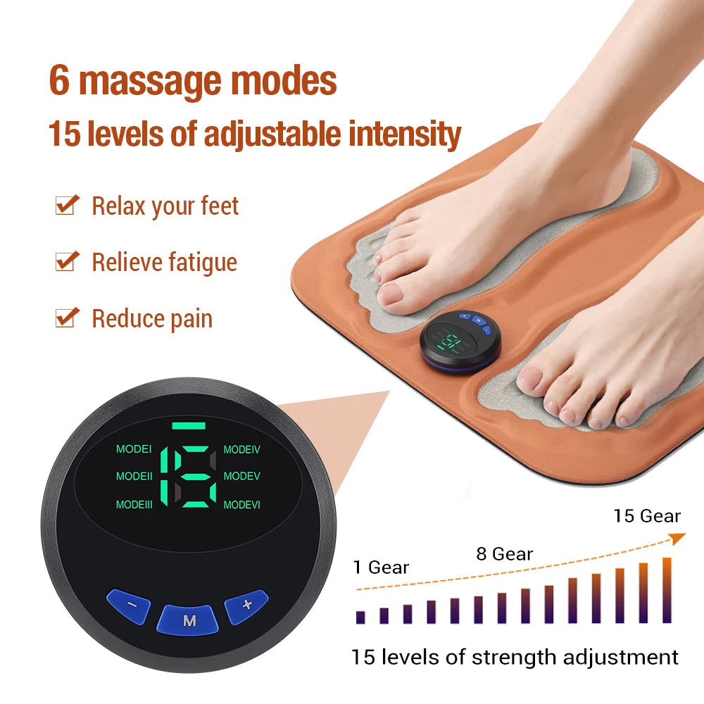 3D Foot Massager Pad – EMS (Electrical Muscle Stimulation)