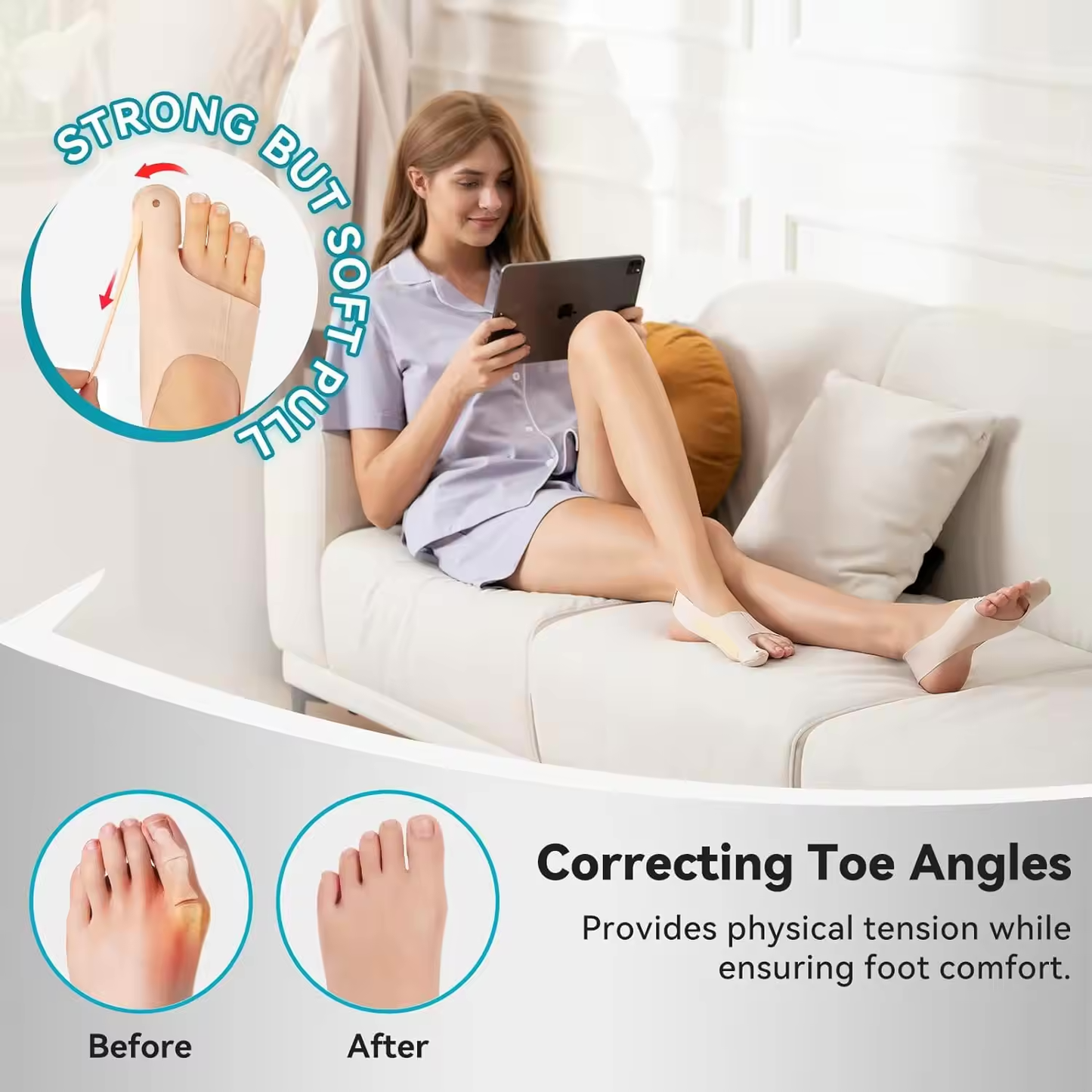 Bunion™ 2.0 : The Original Bunion Corrector Socks New - OmniOfferings