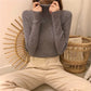 Women's Slim-Fit Turtleneck Knit Top – Long Sleeve