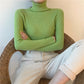 Women's Slim-Fit Turtleneck Knit Top – Long Sleeve