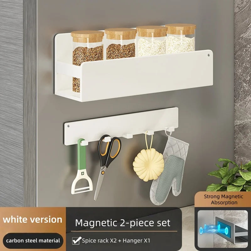 Magnetic Refrigerator Spice Rack Organizer