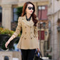 Women's Short Double-Breasted Trench Coat