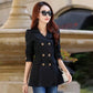 Women's Short Double-Breasted Trench Coat