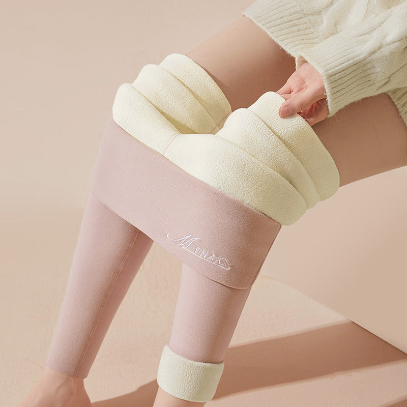 Women's High-Waist Fleece-Lined Thermal Leggings