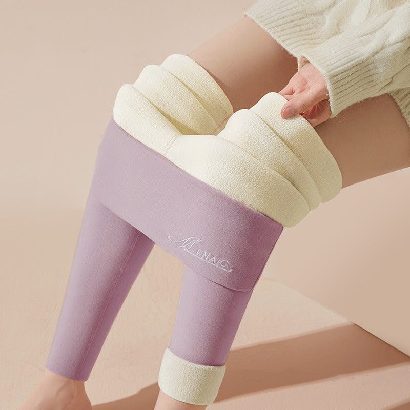 Women's High-Waist Fleece-Lined Thermal Leggings
