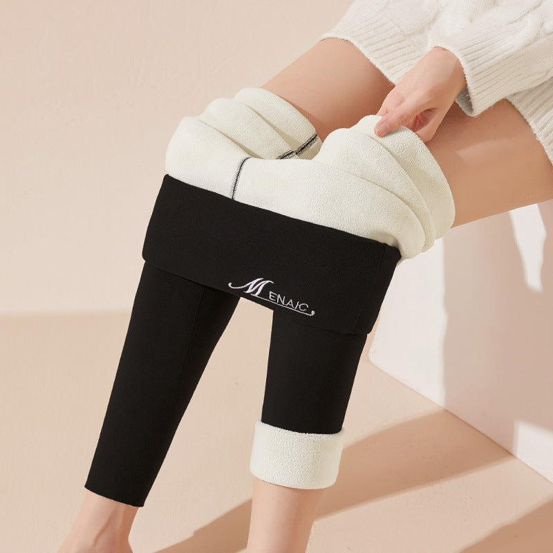 Women's High-Waist Fleece-Lined Thermal Leggings