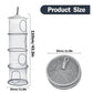 4-Compartment Foldable Hanging Mesh Organizer