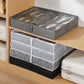 12-Compartment Foldable Under-Bed Shoe Organizer