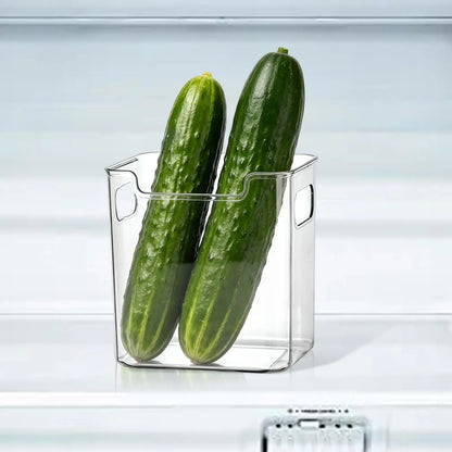Clear Refrigerator Storage Bins with Handles — product image 4 of 9