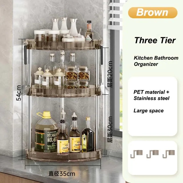 Multi-Layer Corner Storage Rack