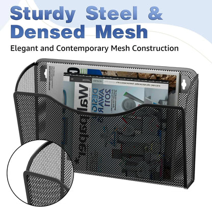Mesh Wall-Mounted File Organizer – Small or Large — product image 6 of 11