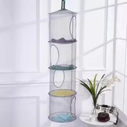 4-Compartment Foldable Hanging Mesh Organizer — product image 10 of 11
