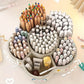 Rotating Multi-Compartment Desk Organizer