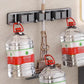 3–5 Hook Wall-Mounted Broom & Mop Holder