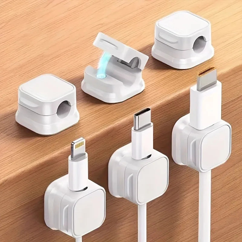 12-Piece Desk Cable Organizer Clips