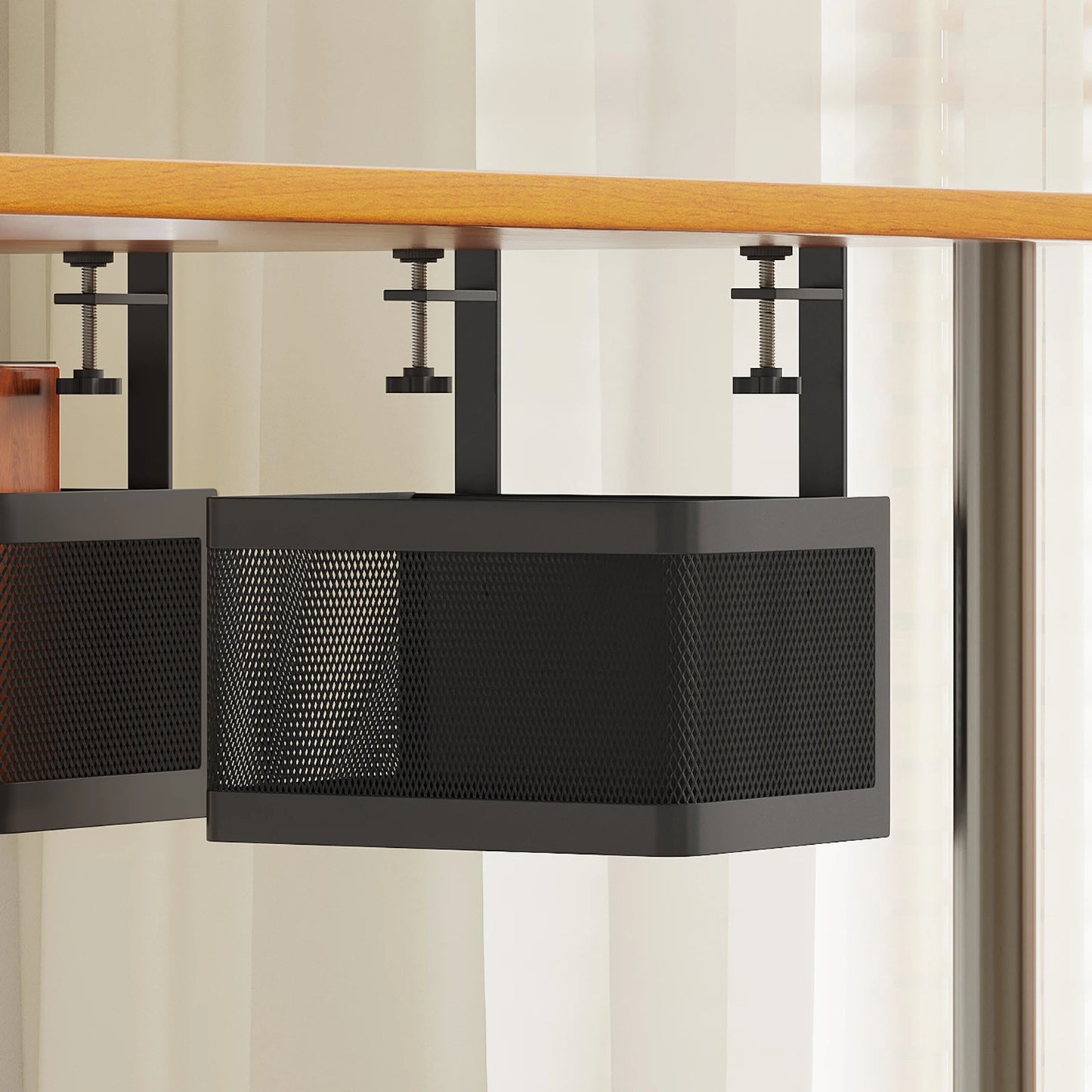 Under-Desk Hanging Storage Basket – 3 Sizes