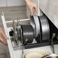 7-Grid Telescopic Pot & Lid Organizer