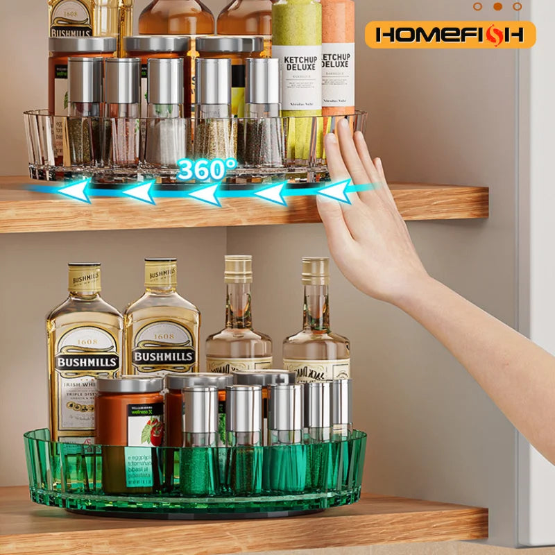 Multi-Purpose Rotating Countertop Organizer