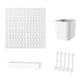 Wall-Mounted Pegboard Organizer with Hooks