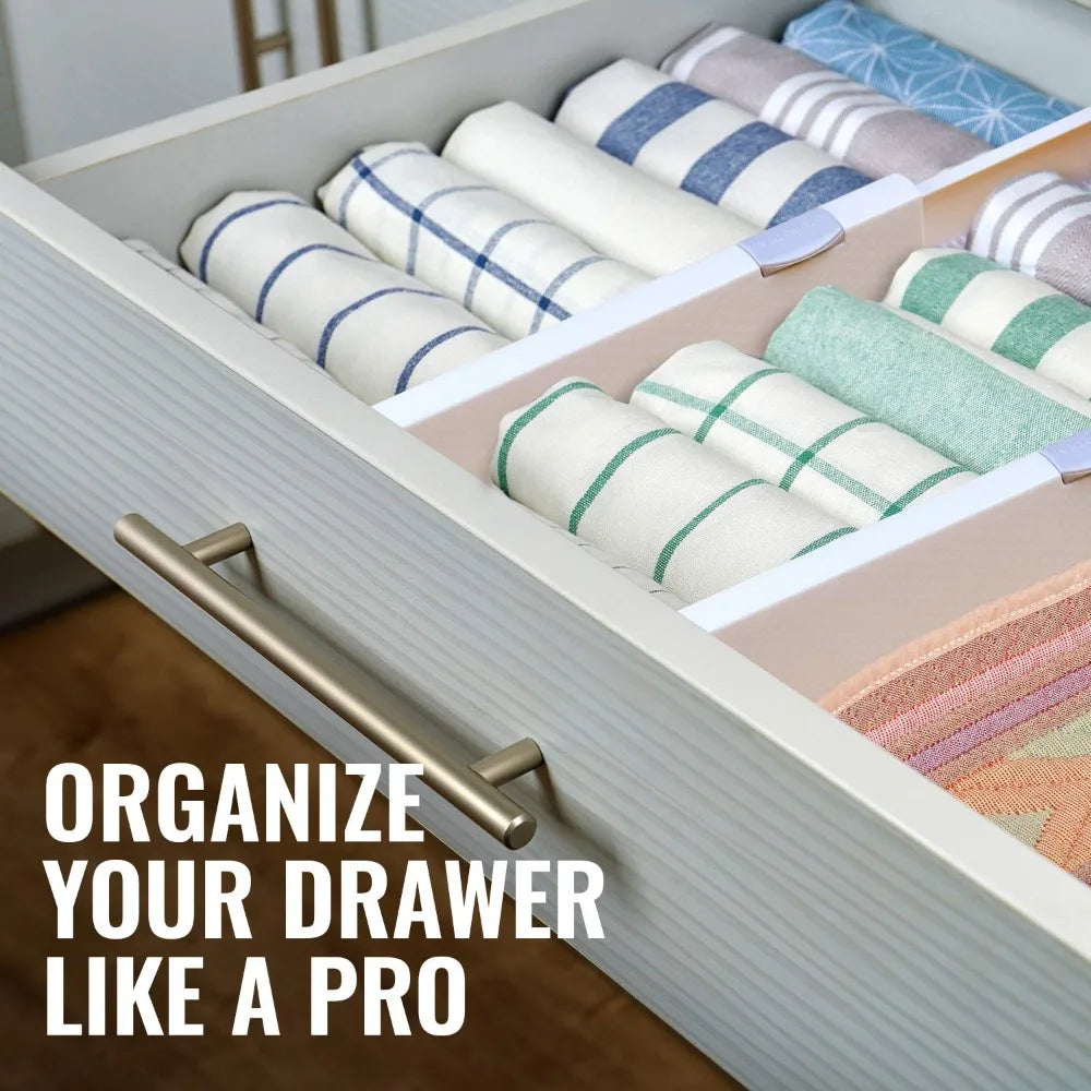 Adjustable Plastic Drawer Dividers