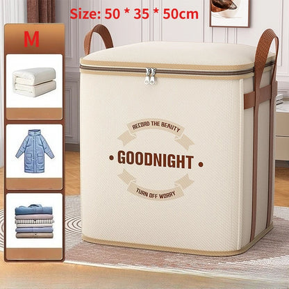 Extra-Large Bedding Storage Bag with Reinforced Handles