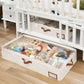 Under-Bed Blanket Organizer with Clear Window – 1 to 4 Pack