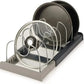 7-Grid Telescopic Pot & Lid Organizer