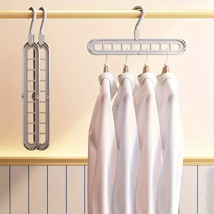 3-Piece 9-Hole Foldable Space-Saving Hangers — product image 4 of 11
