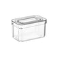 Stackable Clear Refrigerator Storage Bin with Handle