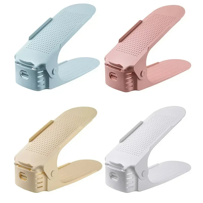 10-Piece Adjustable Shoe Slot Organizers