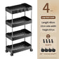 4-Tier Slim Rolling Storage Cart