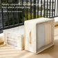 Linen Bedding Storage Box with View Window