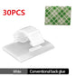 Desktop Cable Organizer Clips – 30 or 90 Pieces