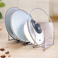 Foldable Stainless Steel Pot Lid Rack