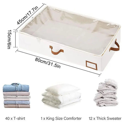 Under-Bed Blanket Organizer with Clear Window – 1 to 4 Pack — product image 2 of 11