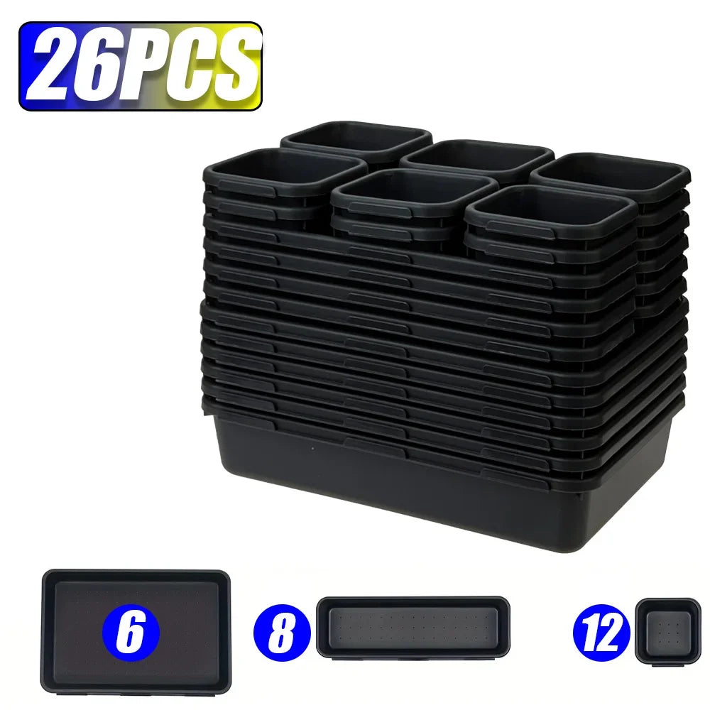 8/26/47-Piece Tool Tray & Drawer Organizer