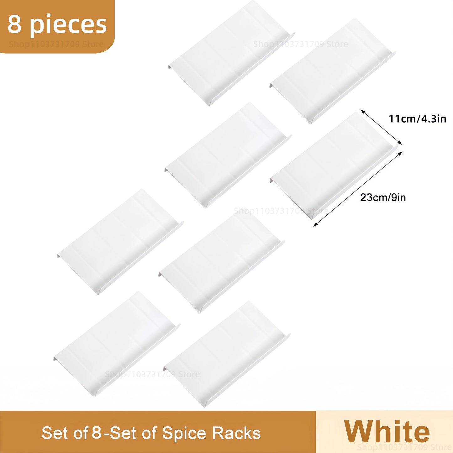 4-Layer Adjustable Spice Drawer Organizer