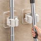 Adhesive Multi-Purpose Wall Hooks for Brooms & Mops