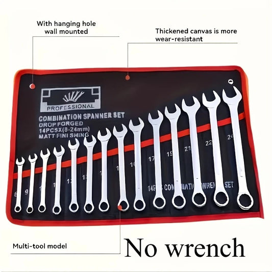 14-Pocket Portable Tool Roll Organizer — product image 1 of 7