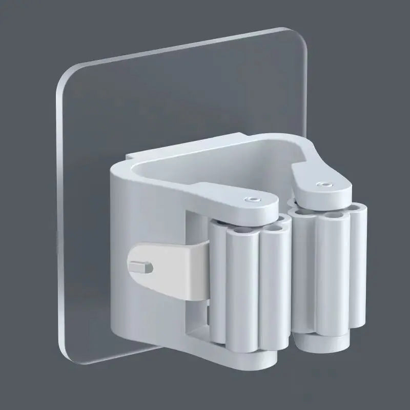 Adhesive Multi-Purpose Wall Hooks for Brooms & Mops