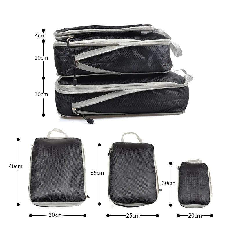Foldable Compression Packing Cubes