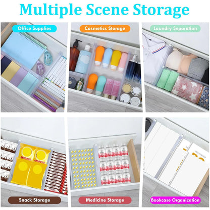 6/8/10/12-Pack Expandable Drawer Organizers — product image 5 of 11