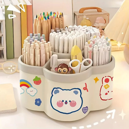 Rotating Multi-Compartment Desk Organizer — product image 1 of 9