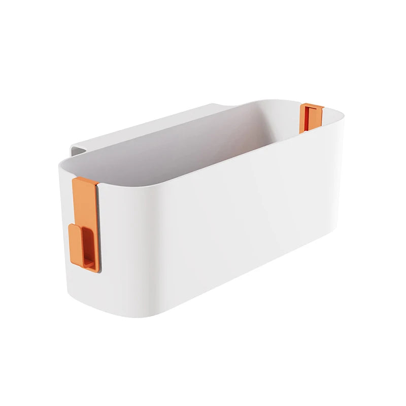 Hanging Plastic Bedside Caddy with Removable Hook