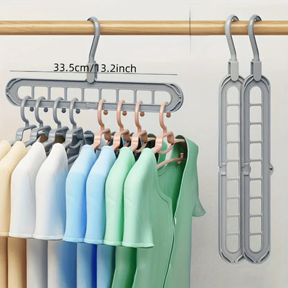 3-Piece 9-Hole Foldable Space-Saving Hangers — product image 2 of 11
