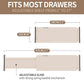 Adjustable Plastic Drawer Dividers