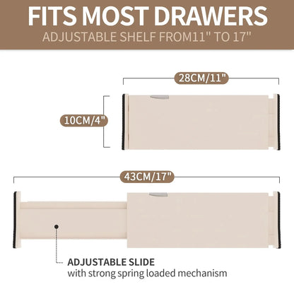 Adjustable Plastic Drawer Dividers — product image 2 of 7