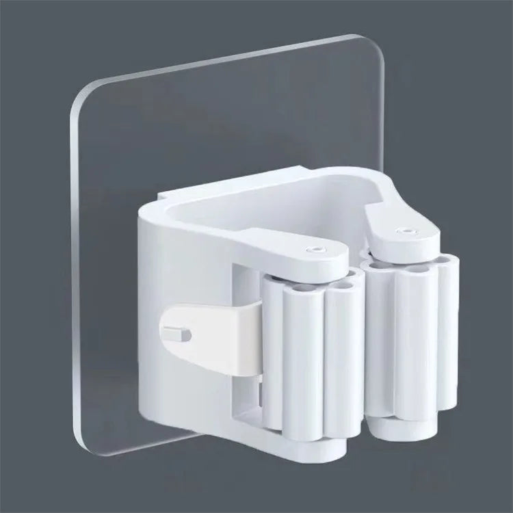 Adhesive Multi-Purpose Wall Hooks for Brooms & Mops